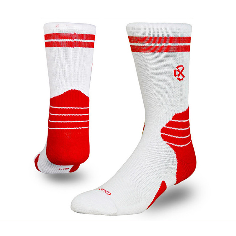 Jual Kaos Kaki Basket Rechampx Performance Crew Sock 1X White Red Original Skpc101160 - www.hoopspoint.com