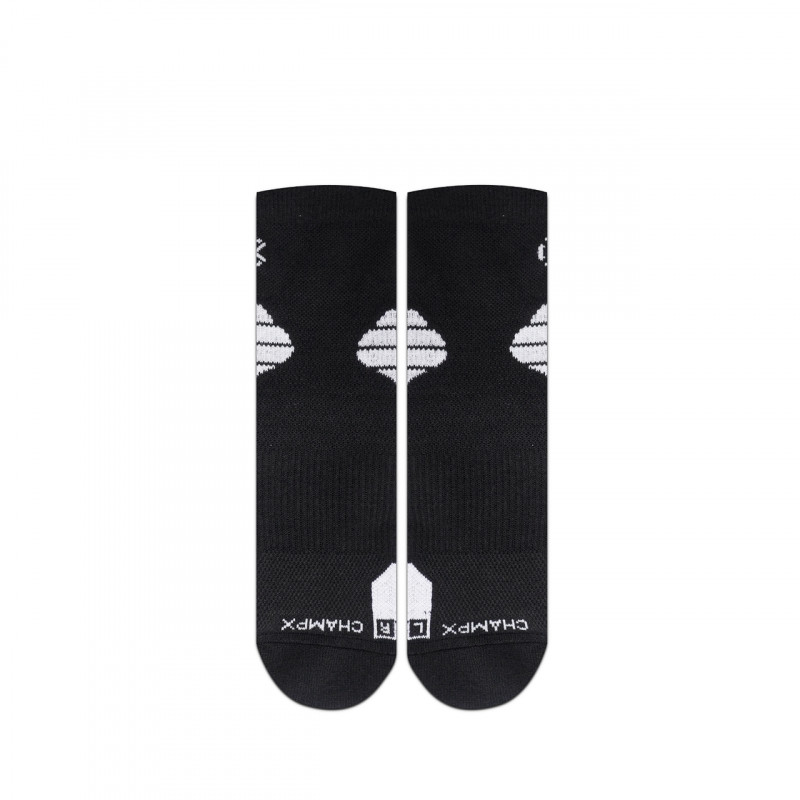 Jual Kaos Kaki Basket Rechampx Performance Quarter Sock 1X Black White Original Skpq101001 - hoopspoint.com