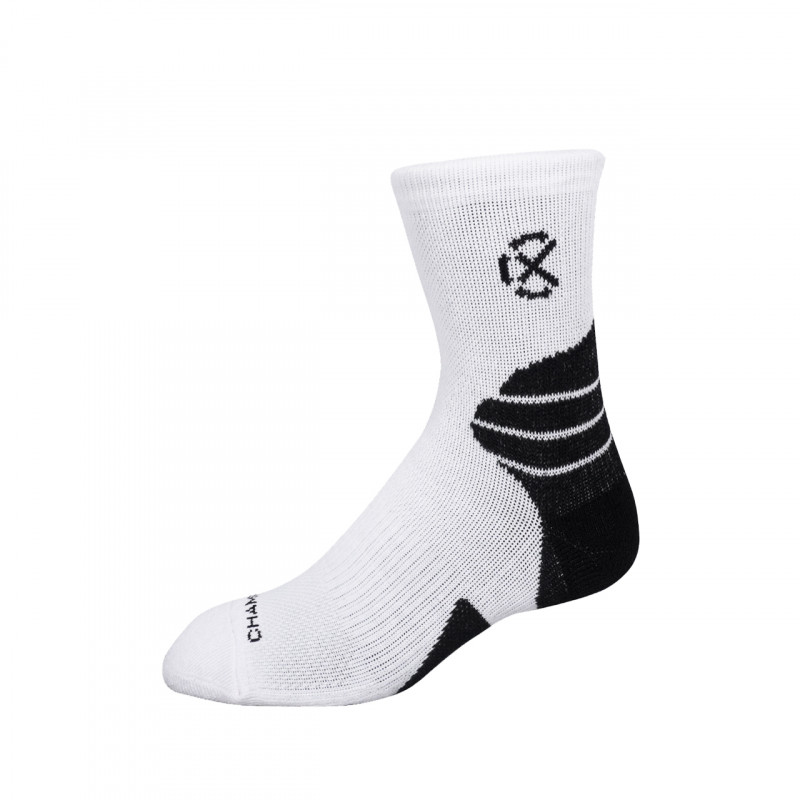 Jual Kaos Kaki Basket Rechampx Performance Quarter Sock 1X White Black Original Skpq101100 - hoopspoint.com