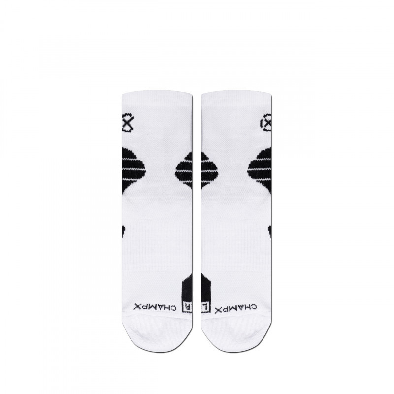 Jual Kaos Kaki Basket Rechampx Performance Quarter Sock 1X White Black Original Skpq101100 - hoopspoint.com