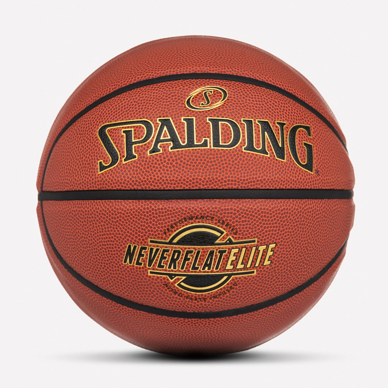 Jual Bola Basket Spalding Neverflat Elite Indoor-Outdoor Basketball Brown Original Spa76-573Z - hoopspoint.com