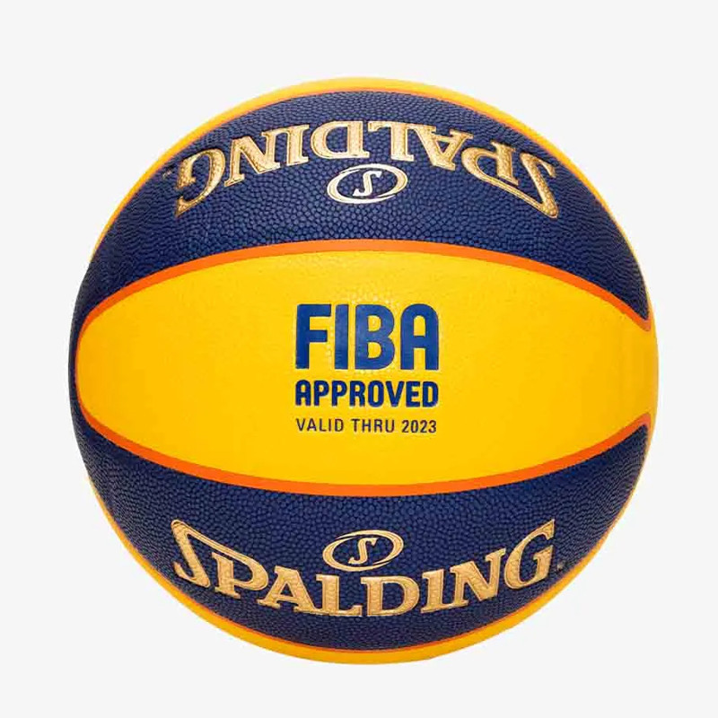 Jual Bola Basket Spalding Tf33 Official 3X3 Game Blue Yellow Original Spa76-862Z - hoopspoint.com