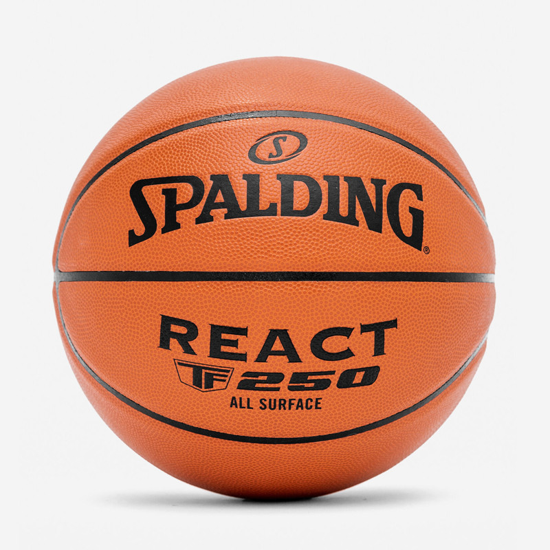 Jual Bola Basket Spalding React Tf-250 Indoor-Outdoor Size 7 Orange Original Spa76-967Z - hoopspoint.com