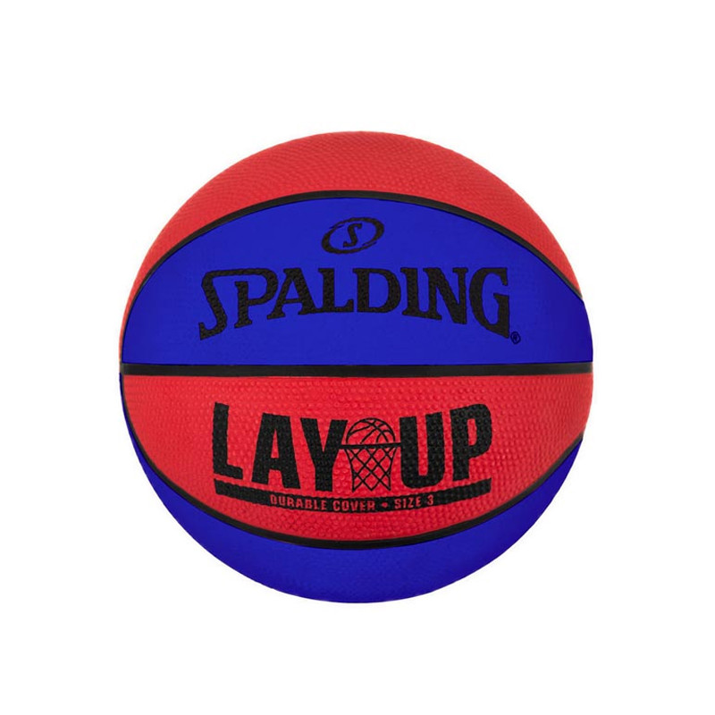 Jual Bola Basket Spalding Lay Up Size 3 Rubber Blue Red Original Spa84-367Z - hoopspoint.com