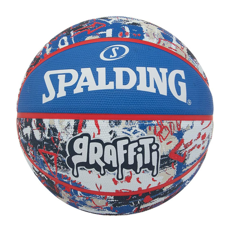 Jual Bola Basket Spalding Graffiti Sz 7 Rubber Blue Original Spa84-377Z - www.hoopspoint.com