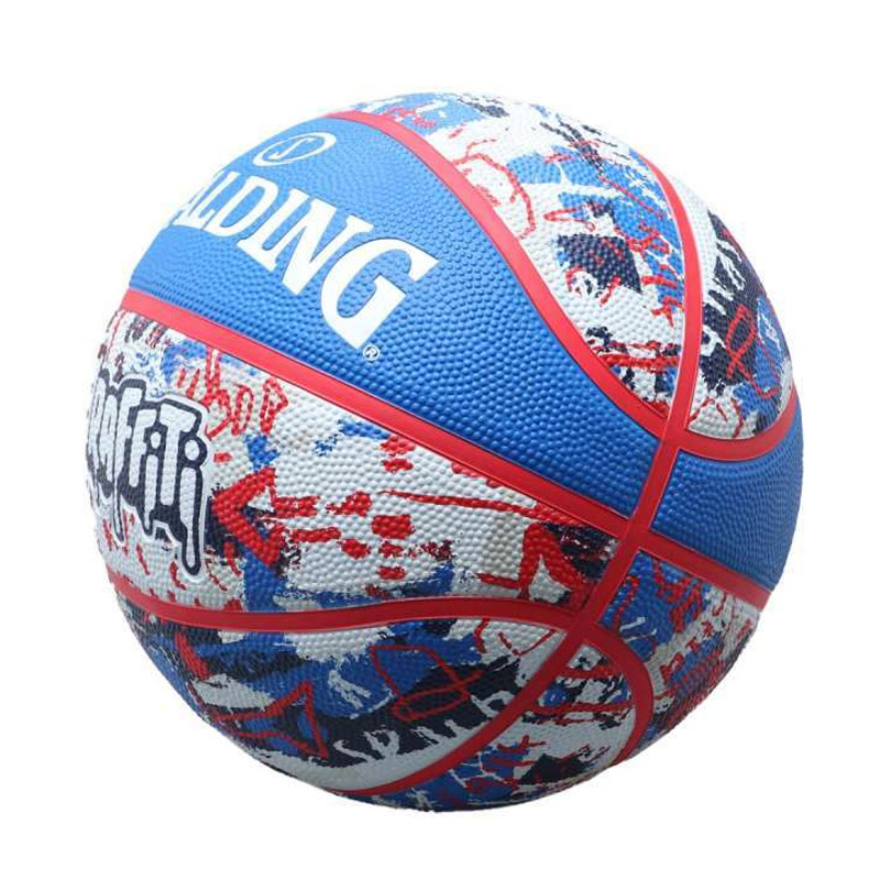 Jual Bola Basket Spalding Graffiti Sz 7 Rubber Blue Original Spa84-377Z - hoopspoint.com