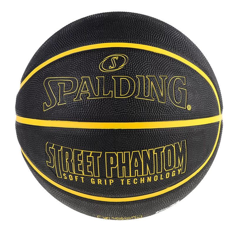 Jual Bola Basket Spalding Street Phantom Size 7 Rubber Black Yellow Original Spa84-386Z - www.hoopspoint.com