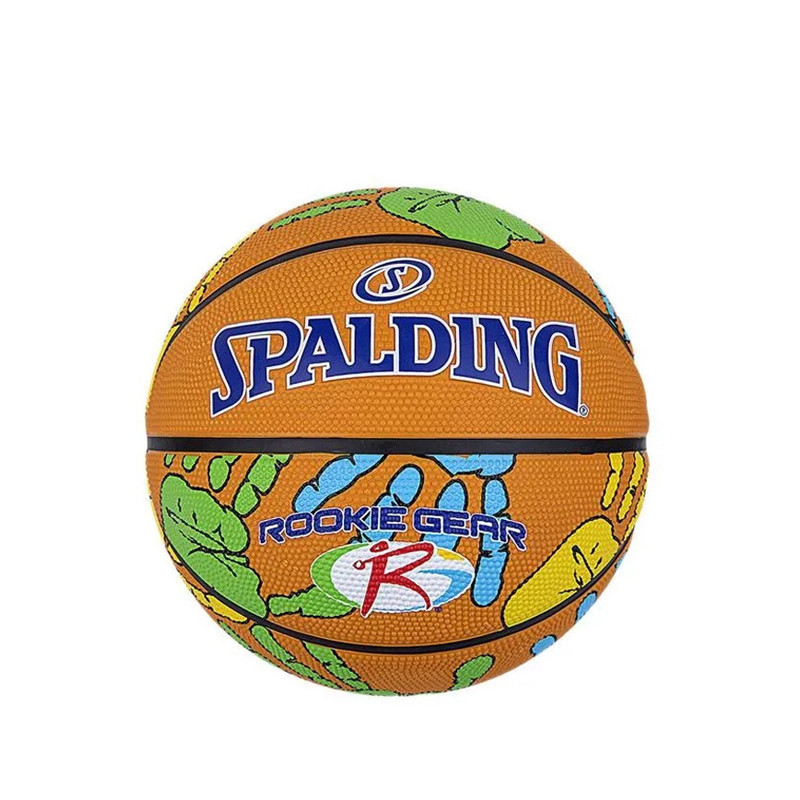 Jual Bola Basket Spalding Rookie Gear Rubber Size 4 Orange Original Spa84-394Z - hoopspoint.com