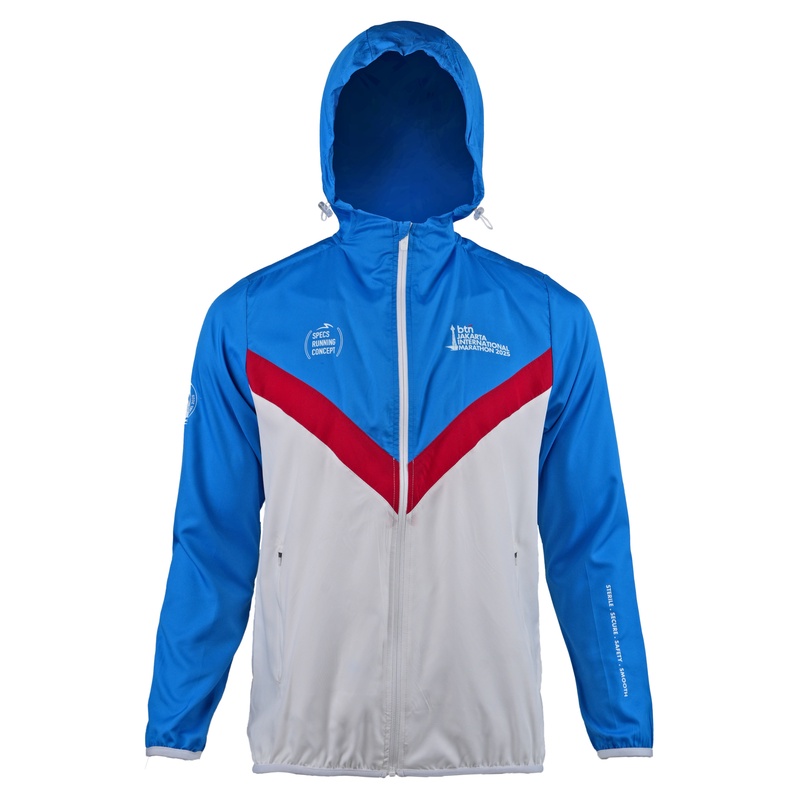 Jual Baju Lari Specs Src Jakim 2025 Tricolor Jacket White - Blue Original Spe2040181 - hoopspoint.com