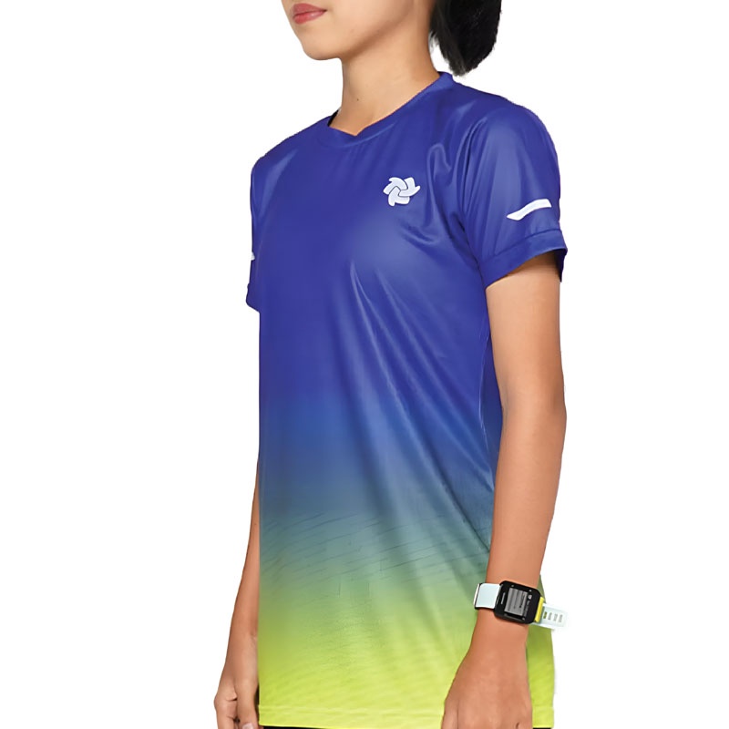 Jual Baju Lari Wanita Tiento Airlite Short Sleeve Women Blue Hollow Original Ss-Dryfit-Airlite-W-Bluehollow- - hoopspoint.com