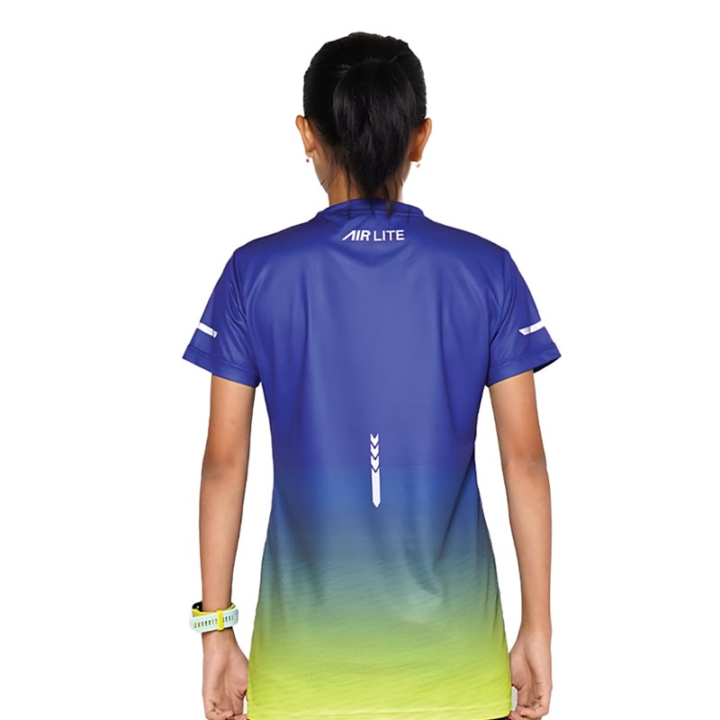 Jual Baju Lari Wanita Tiento Airlite Short Sleeve Women Blue Hollow Original Ss-Dryfit-Airlite-W-Bluehollow- - hoopspoint.com