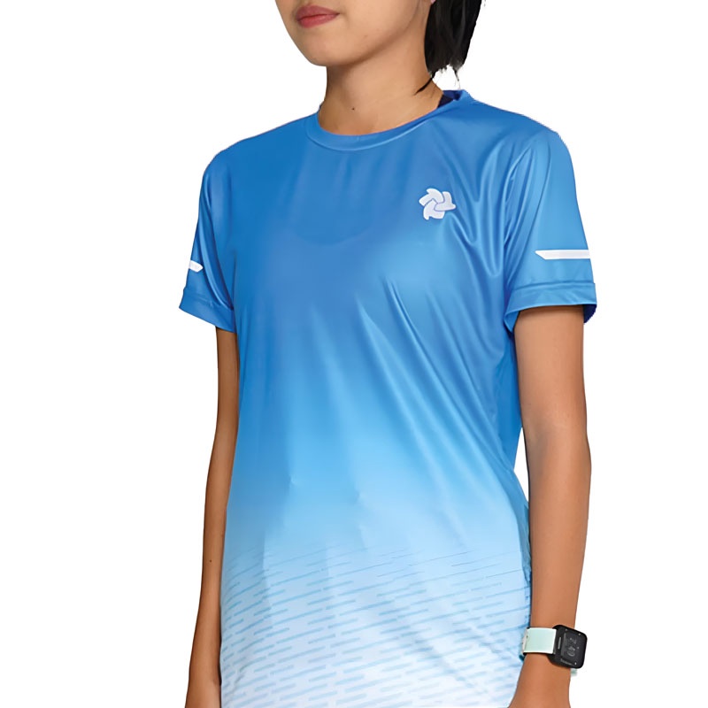 Jual Baju Lari Wanita Tiento Airlite Short Sleeve Women Milky Blue Original Ss-Dryfit-Airlite-W-Milkyblue- - hoopspoint.com