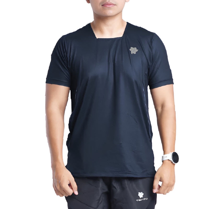 Jual Baju Lari Tiento Kroom Short Sleeve Bluemonster Original Ss-Dryfit-Kroom-Bluemonster- - hoopspoint.com
