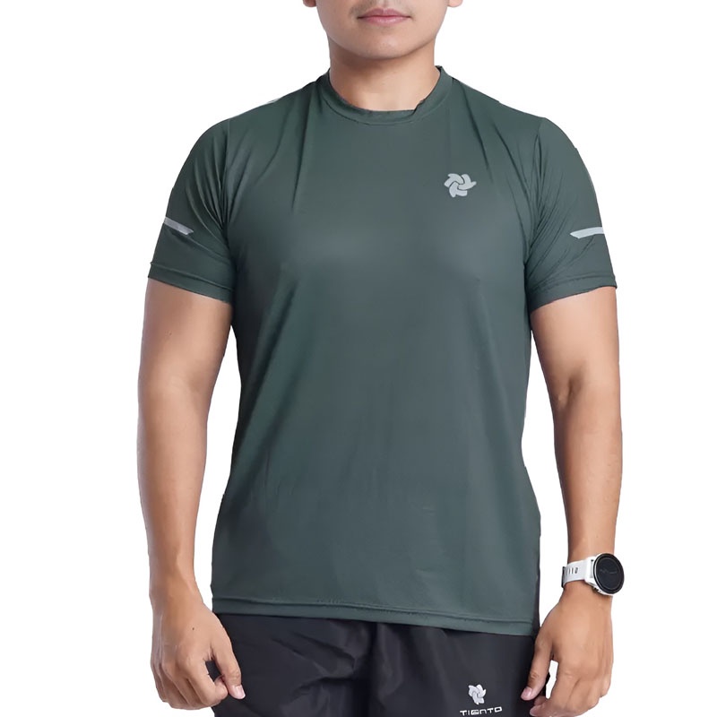 Jual Baju Lari Tiento Zenith Short Sleeve Charcoalblack Original Ss-Dryfit-Zenith-Charcoalblack- - hoopspoint.com