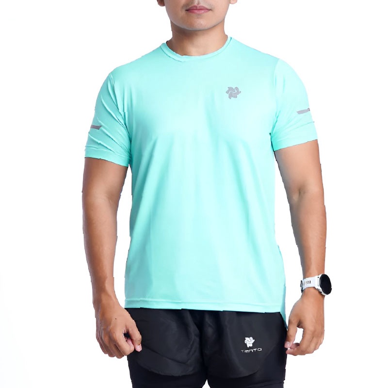 Beli Baju Lari Tiento Zenith Short Sleeve Featherblue Original Ss-Dryfit-Zenith-Featherblue-