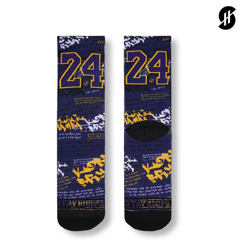 Jual Kaos Kaki Basket Stay Hoops Mamba 24 Socks Purple Original Sty195101 - hoopspoint.com