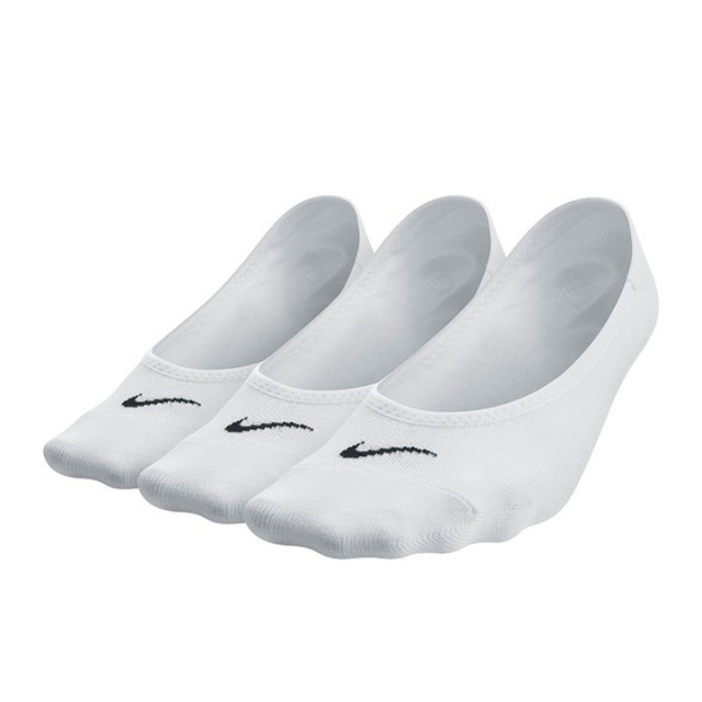 Jual Kaos Kaki Sneakers Wanita Nike Wmns Lightweight No-Show 3Pk Socks White Original Sx4863-101 - hoopspoint.com