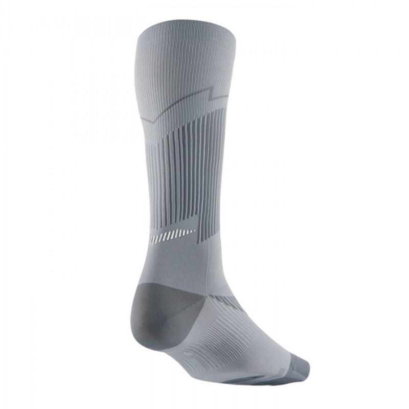 Jual Kaos Kaki Lari Nike Elite Run Hyp Lightweight Compression Socks Grey Original Sx4886-130 - hoopspoint.com