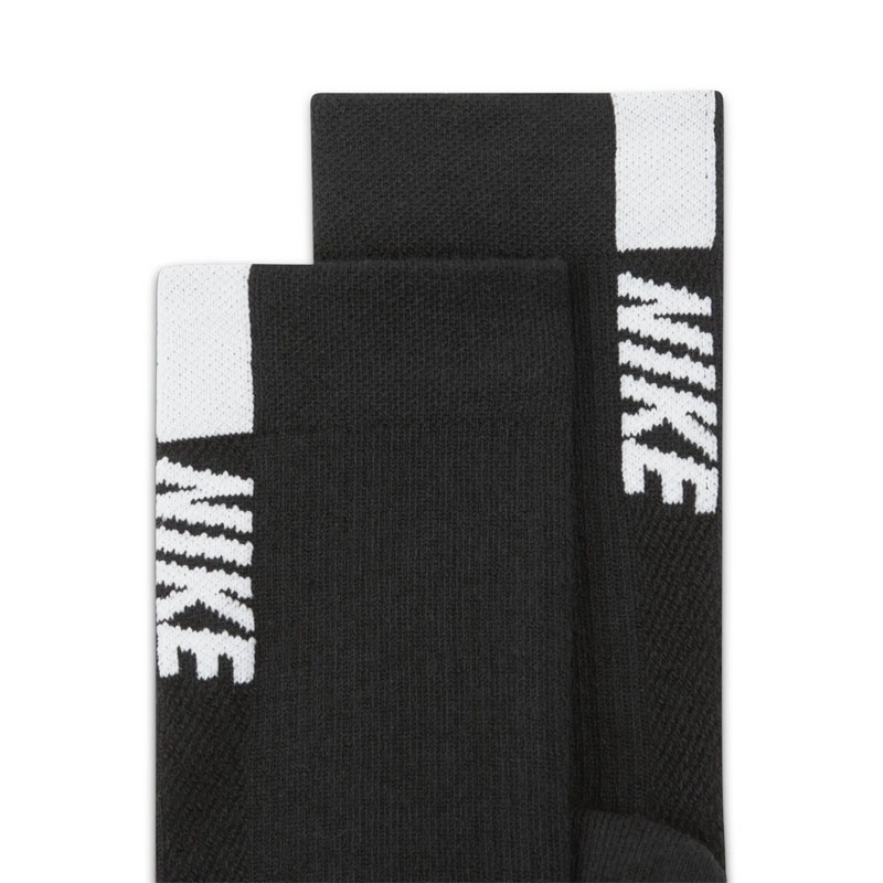 Jual Kaos Kaki Lari Nike Multiplier Crew Socks 2 Pairs Black White Original Sx7557-010 - hoopspoint.com