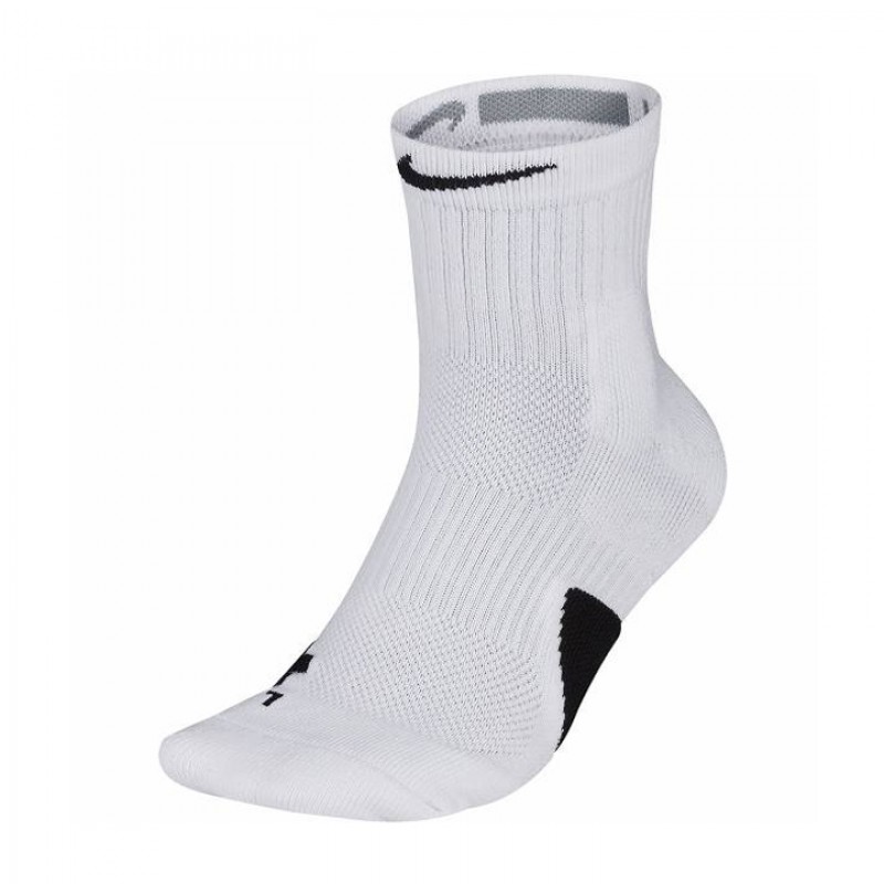 Jual Kaos Kaki Basket Nike Elite Mid Socks White Original Sx7625-100 - hoopspoint.com