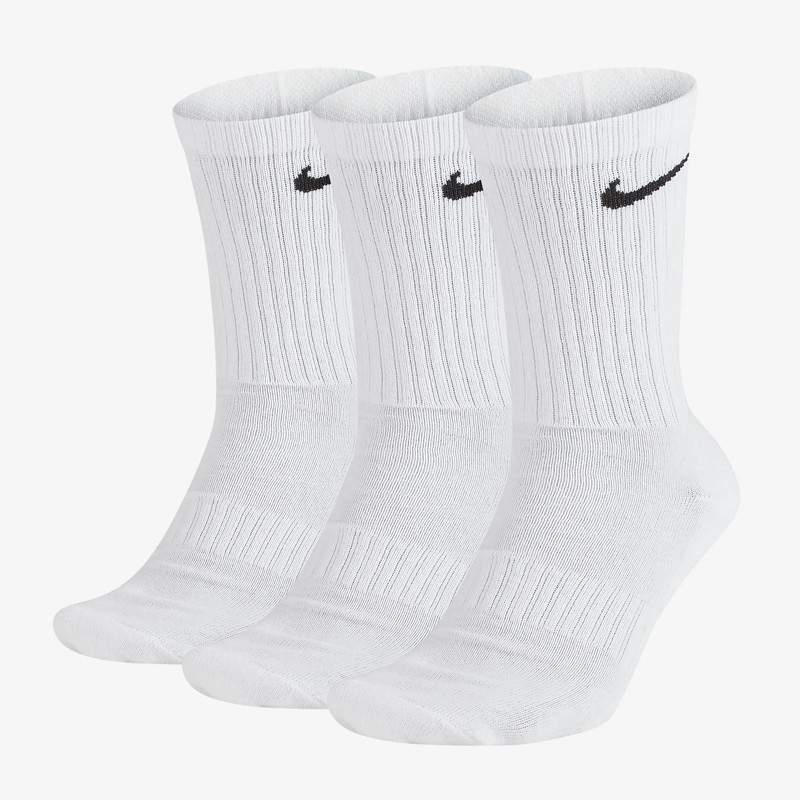 Beli Kaos Kaki Training Nike 3Pk Everyday Cushion Crew Socks White Original Sx7664-100