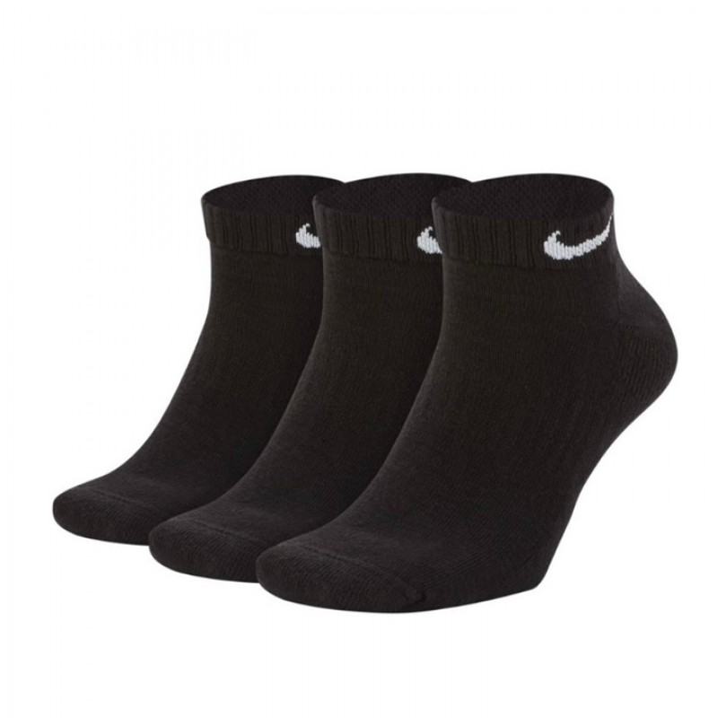 Beli Kaos Kaki Sneakers Nike 3Pk Everyday Cushion Low Socks Black Original Sx7670-010