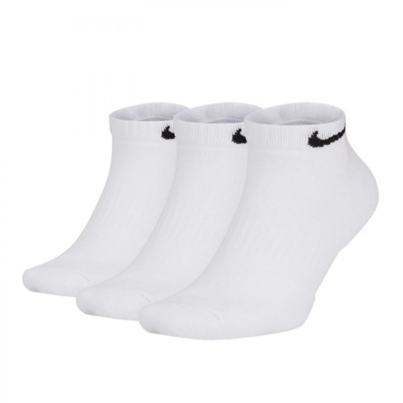 Jual Kaos Kaki Sneakers Nike 3Pk Everyday Cushion Low Socks White Original Sx7670-100 - hoopspoint.com