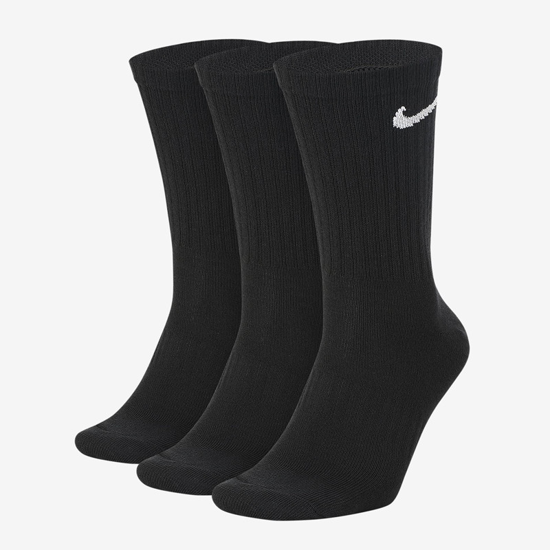 Jual Kaos Kaki Training Nike 3Pk Everyday Lightweight Socks Black Original Sx7676-010 - hoopspoint.com