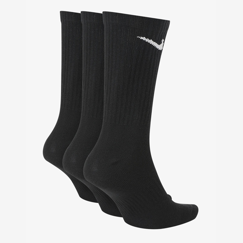 Jual Kaos Kaki Training Nike 3Pk Everyday Lightweight Socks Black Original Sx7676-010 - hoopspoint.com