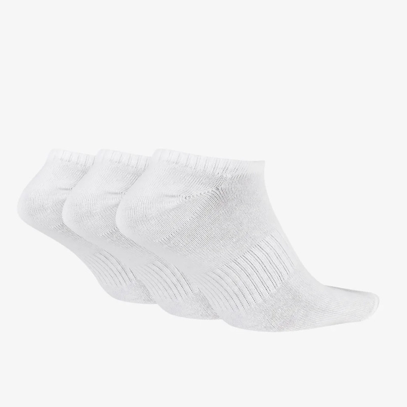 Jual Kaos Kaki Training Nike 3Pk Everyday Lightweight No-Show Socks White Original Sx7678-100 - hoopspoint.com