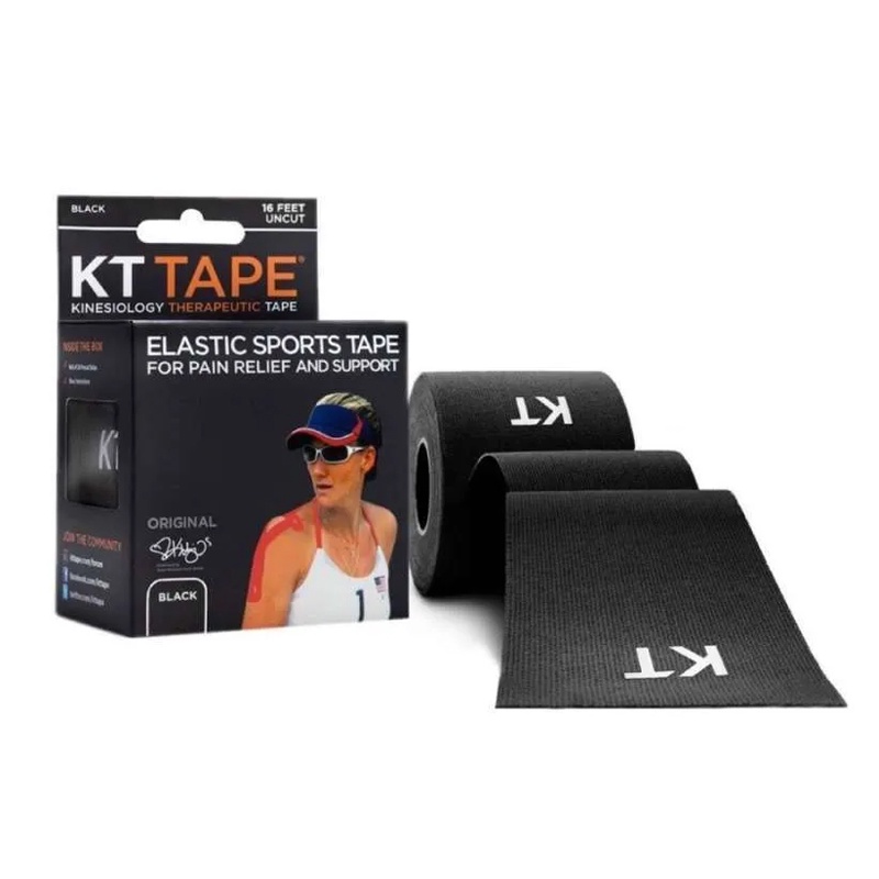 Jual Aksesoris Basket Kt Tape Original Cotton Uncut 16Ft Black Original Tape-Original-16-Black - www.hoopspoint.com