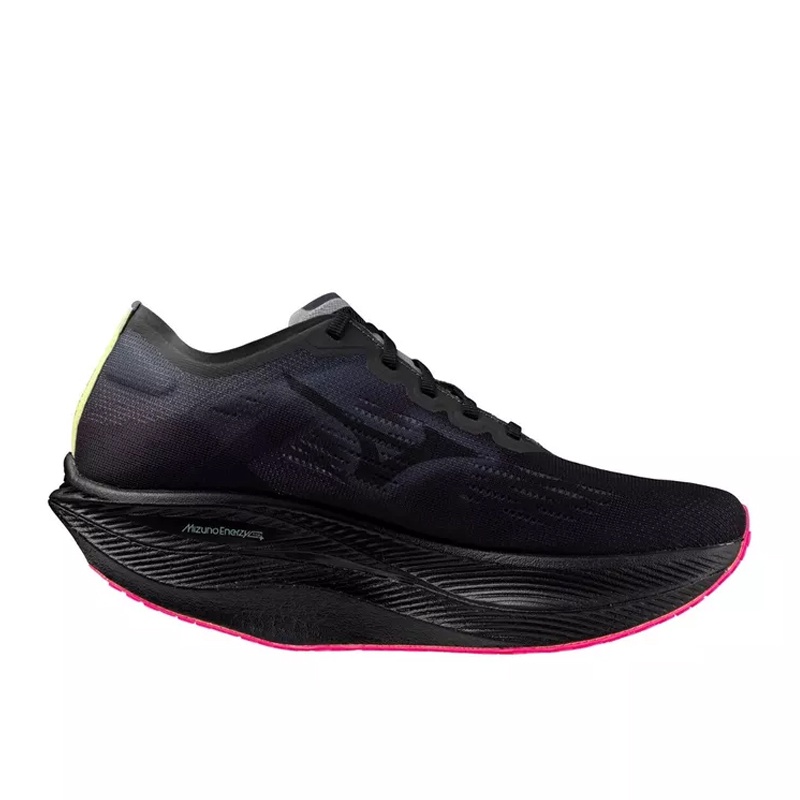 Jual Sepatu Lari Mizuno Wave Rebellion Pro 2 Black Original U1Gd241752 - hoopspoint.com