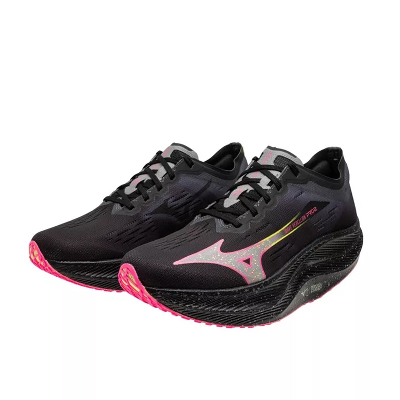 Jual Sepatu Lari Mizuno Wave Rebellion Pro 2 Black Original U1Gd241752 - hoopspoint.com