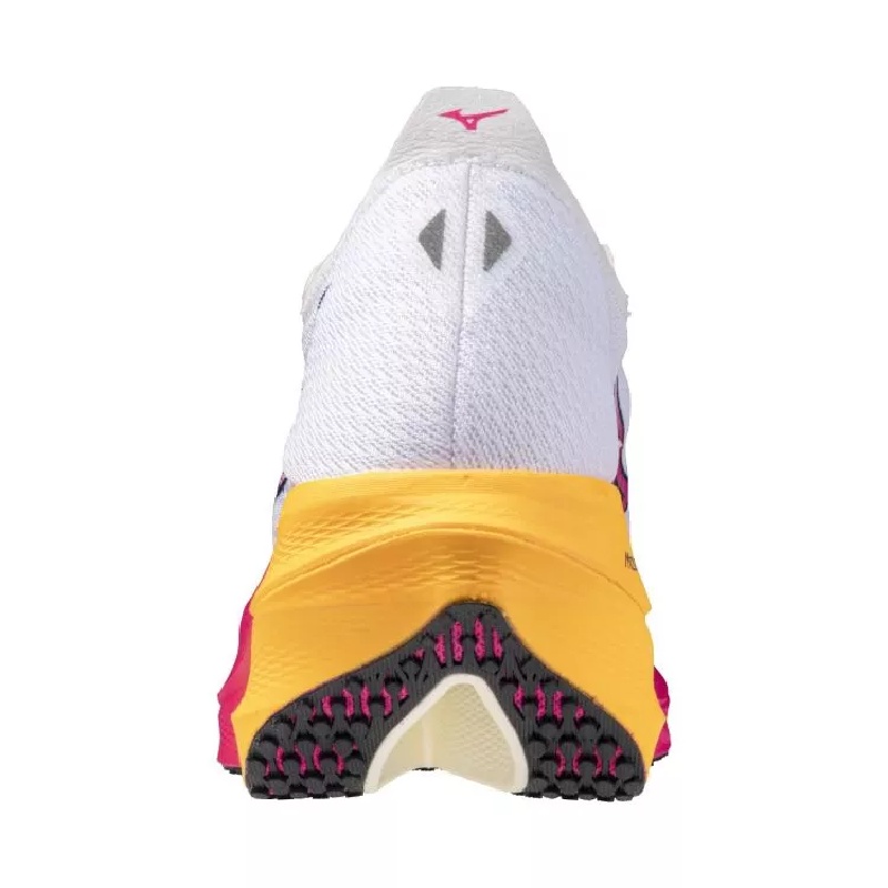 Jual Sepatu Lari Mizuno Wave Rebellion Pro 3 White-Pink Tetra-Tang Orange Original U1Gd253311 - hoopspoint.com