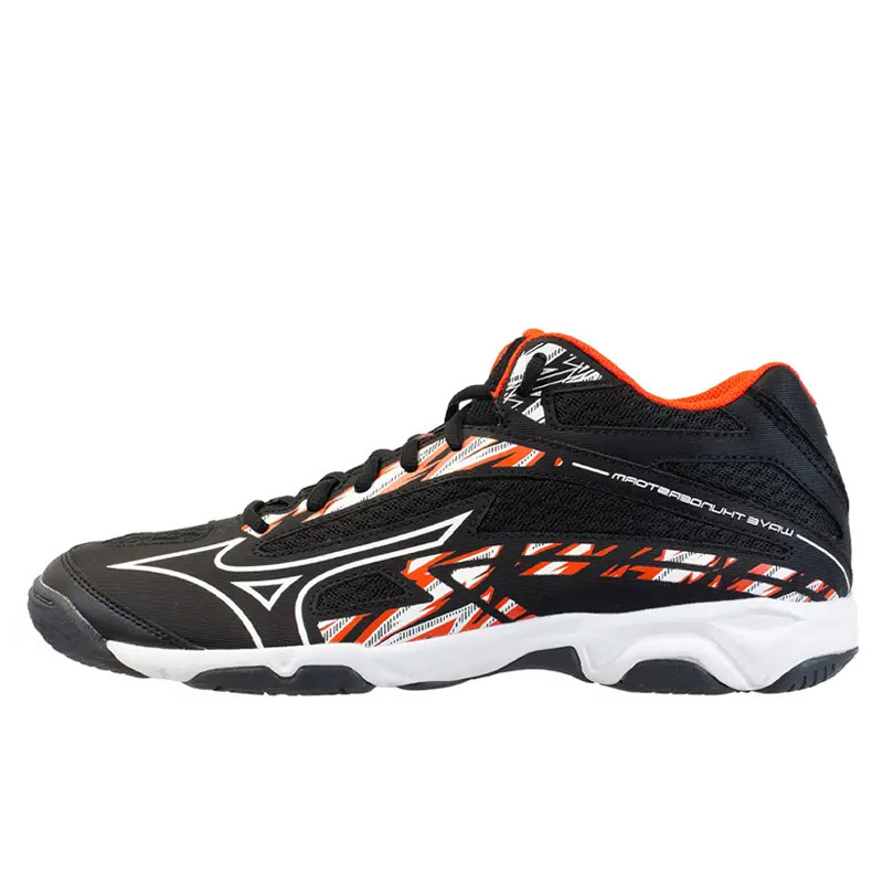 Jual Sepatu Volley Mizuno Wave Thunderstorm Mid Black Original V1Ga222605 - hoopspoint.com