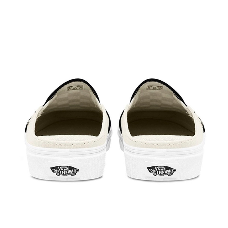 Jual Sepatu Sneakers Vans Slip-On Mule Classic Checkerboard Black White Original Vn0004Kteo1 - hoopspoint.com