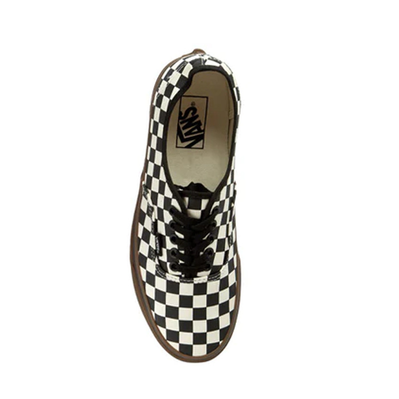 Jual Sepatu Sneakers Vans Authentic Checkerboard Black Gum Original Vn0004Mkibb - hoopspoint.com