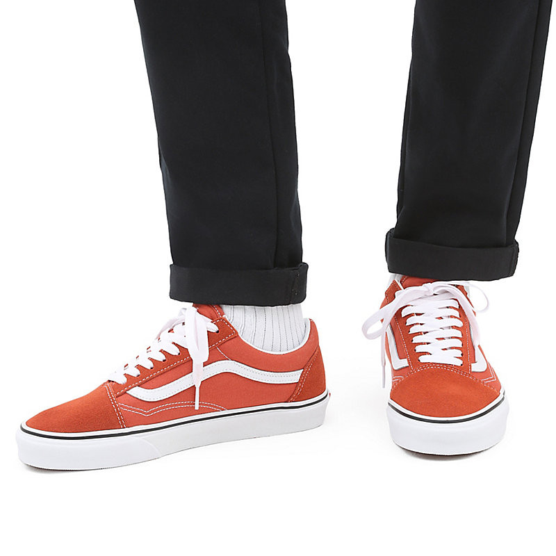 Jual Sepatu Sneakers Vans Color Theory Old Skool Orange Original Vn0005Ufgwp - hoopspoint.com