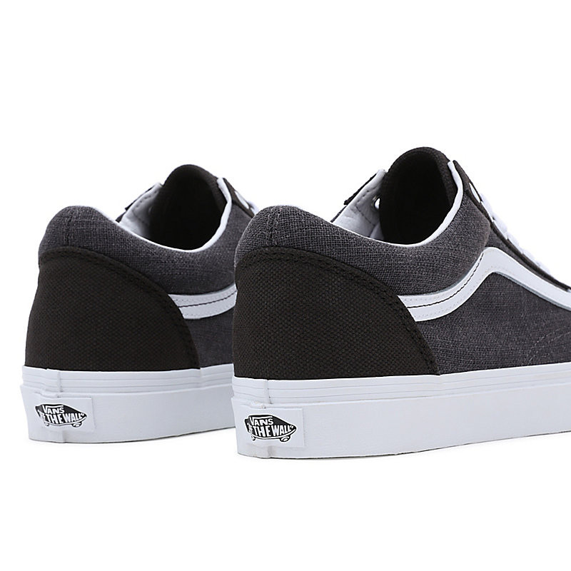 Jual Sepatu Sneakers Vans Old Skool Summer Linen Black Original Vn0007Ntbma - hoopspoint.com