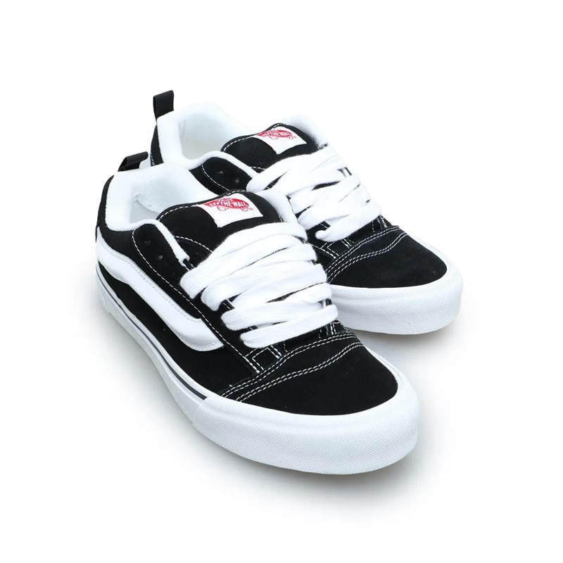 Jual Sepatu Sneakers Vans Knu Skool Black True White Original Vn0009Qc6Bt - hoopspoint.com
