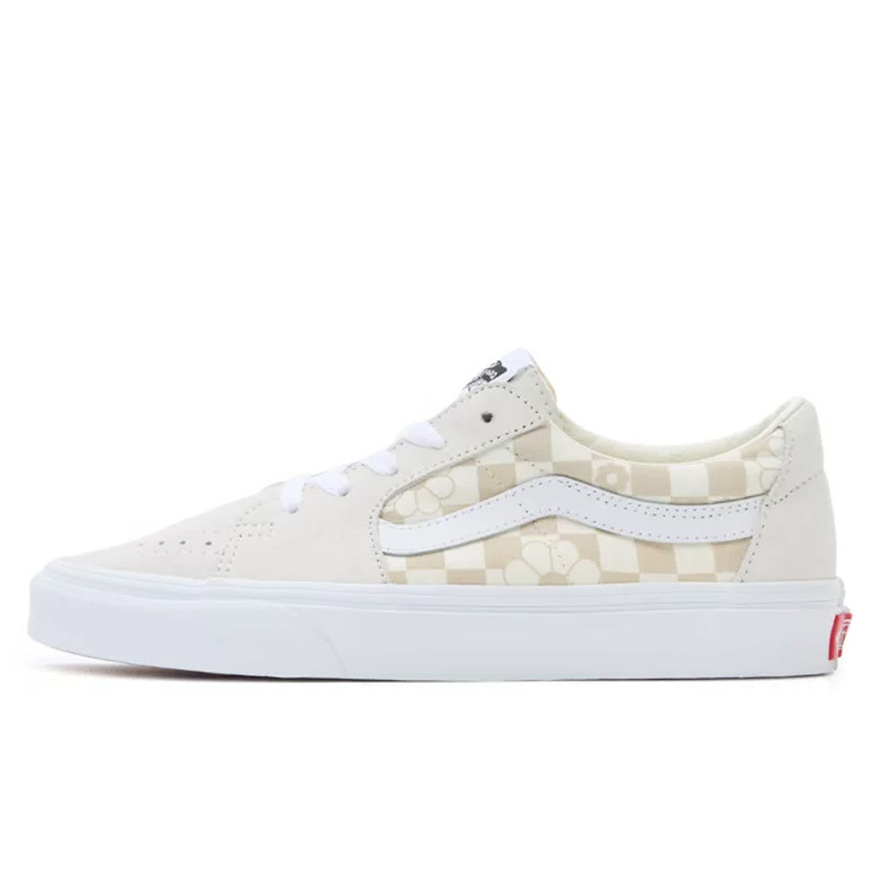 Jual Sepatu Sneakers Vans Sk8-Low Floral Check White Original Vn0009Qrfs8 - hoopspoint.com