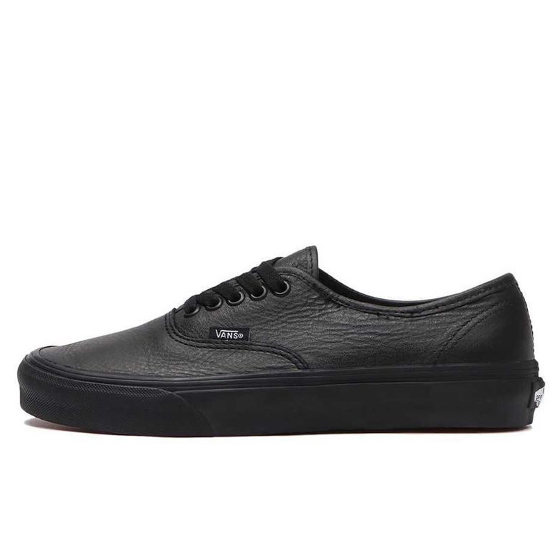 Jual Sepatu Sneakers Vans Ua Authentic Leather Black Original Vn000Jral3B - hoopspoint.com