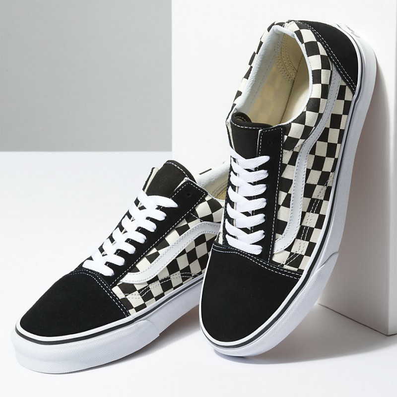 Jual Sepatu Sneakers Vans Old Skool Black Checkerboard Original Vn0A38G1P0S - hoopspoint.com