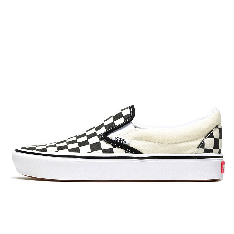 Jual Sepatu Sneakers Vans Comfycush Checkerboard Slip On Black White Original Vn0A3Wmdvo4 - hoopspoint.com