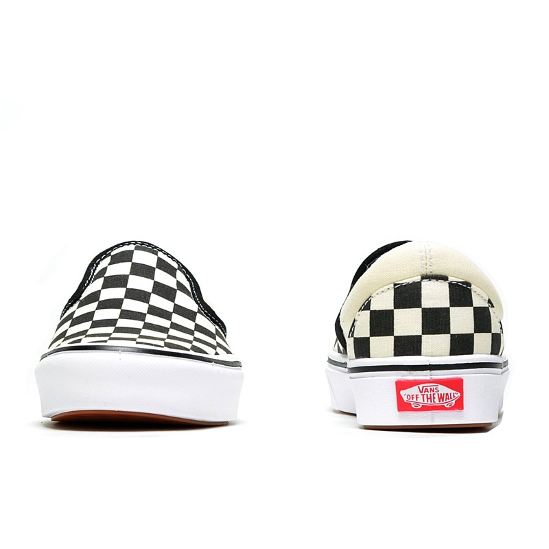 Jual Sepatu Sneakers Vans Comfycush Checkerboard Slip On Black White Original Vn0A3Wmdvo4 - hoopspoint.com