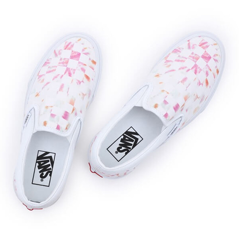 Jual Sepatu Sneakers Wanita Vans Wmns Classic Slip-On Checkerboard Aura White Original Vn0A5Jlxwht - hoopspoint.com