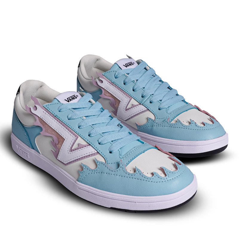 Jual Sepatu Sneakers Vans Lowland Cc Flm 2 Flame Light Blue Original Vn0A5Jm3Bgr - hoopspoint.com