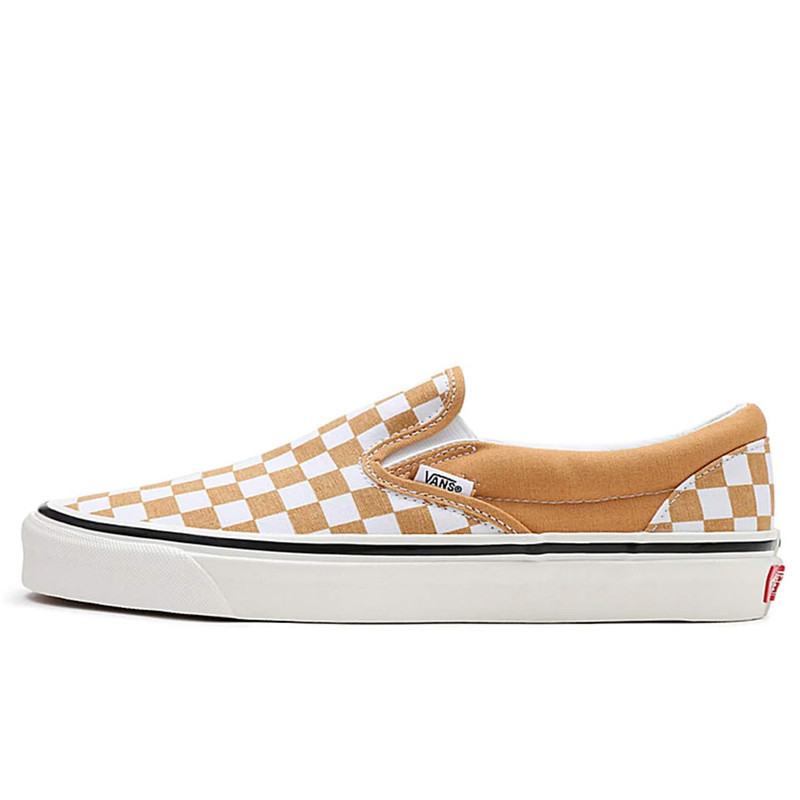 Jual Sepatu Sneakers Vans Classic Slip-On 98 Dx Checkerboard Honey Yellow Original Vn0A7Q58Bls - hoopspoint.com