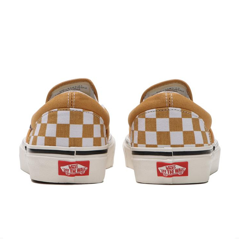 Jual Sepatu Sneakers Vans Classic Slip-On 98 Dx Checkerboard Honey Yellow Original Vn0A7Q58Bls - hoopspoint.com