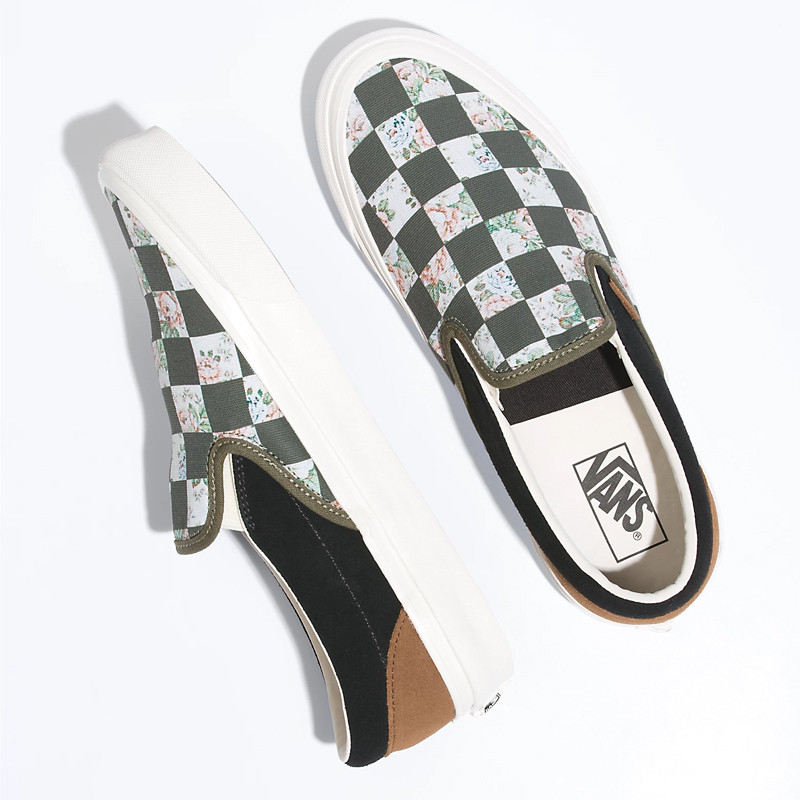 Jual Sepatu Sneakers Vans Bricolage Check Classic Slip-On 98 Dx Multicolor Original Vn0A7Q58J4E - hoopspoint.com